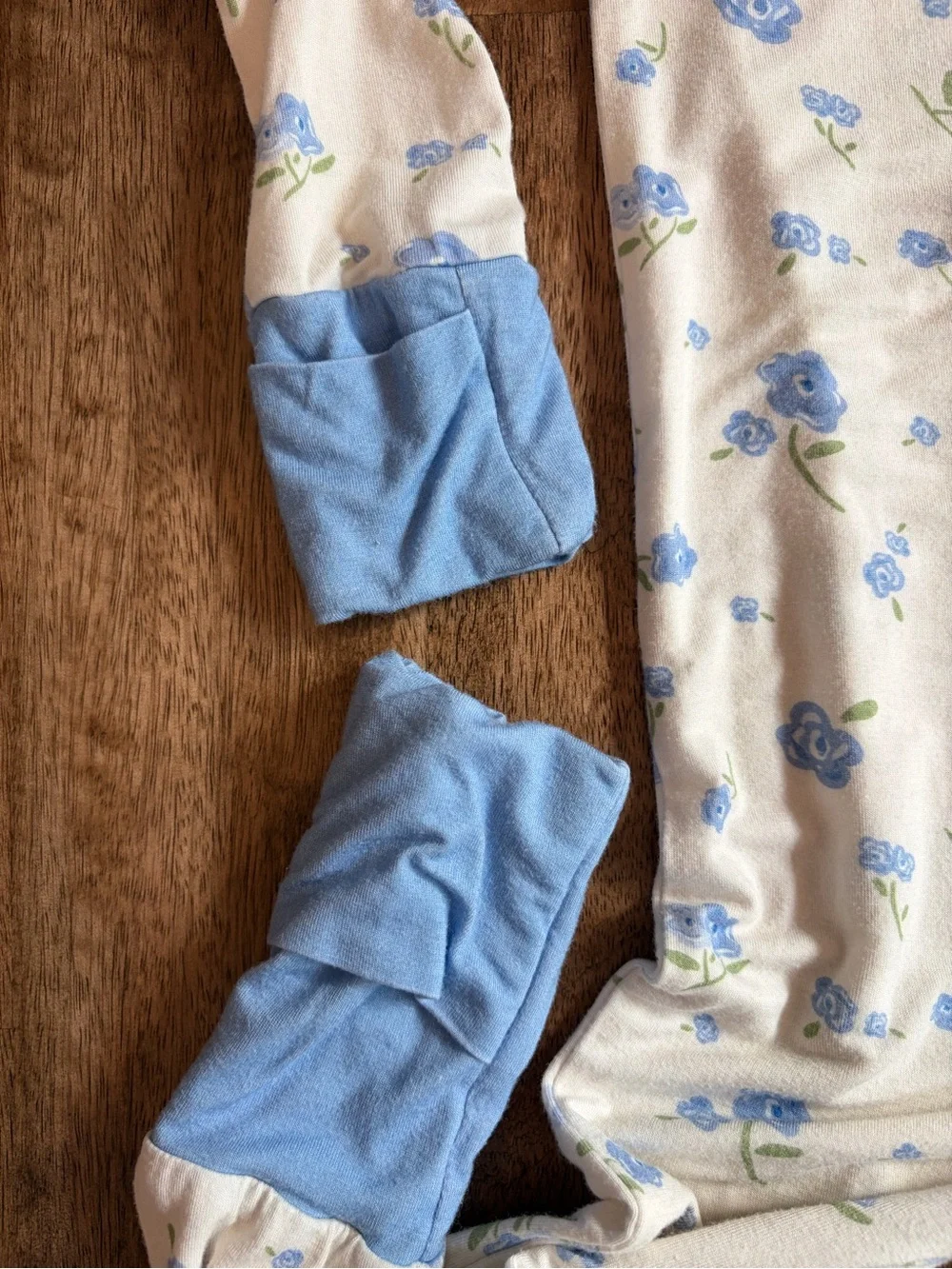 Little One Shop Bamboo Floral Footie One-Piece Pajama - Baby